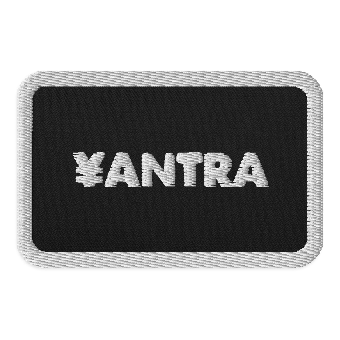 Embroidered "¥ANTRA" patches