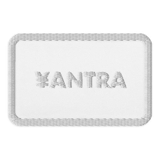 Embroidered "¥ANTRA" patches